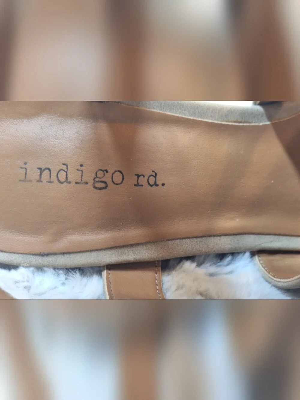 Indigo Rd. Tan Faux Suede Strappy Platform Wedge Sandals